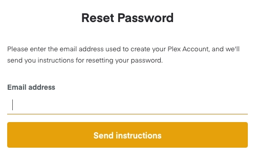 Forgot password